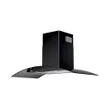 (Tecno) Wall-Mounted Curved Range Hood 90 cm Model TNS HD 90 GB Black with LED Light image 3