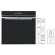 (Hafele) Multifunction Built-In Oven 80L 495.06.484 + Built-In Combi Microwave Oven 495.10.018 (495.07.644) image 2