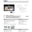 MEX Single Bowl Kitchen Sink SUMO3 SET with Free Cold Water Faucet image 5
