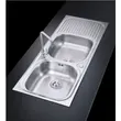 (Mex) Double Bowl Single Drainboard Sink Model MSX120 image 5