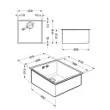 (Smeg) Linea Aesthetic Sink VSTQ40-2 40 cm image 2