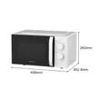 (Hafele) 20 Liter Microwave Oven (495.06.540) image 5