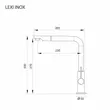 LEXI INOX Stainless Steel 2-Way Kitchen Sink Faucet image 5