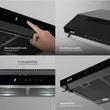 (Eve) Standard Range Hood HF-BK102TOUCH-60 + 2-Burner Built-in Induction Cooktop HB30-2IND294/TC image 5