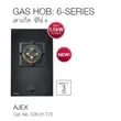(Hafele) Gas Cooktop Series 6 1 Burner (538.01.770) image 2