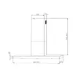 (Tecno) Wall-mounted Range Hood 90 cm Model TNS HD 90 SB Black LED Light image 6