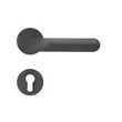 (Hafele) Magnetic Lever Handle Set (Entrance Door Model) B (Aluminium) Dark Brown (489.11.139) image 6