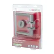 (Hafele) Magnetic Lever Handle Set (Entrance Door Model) B (Aluminium) Dark Brown (489.11.139) image 7