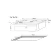 (Tecno) Single Bowl Undermount Sink ELITE 1 Black image 5