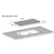 (Tecno) Ceramic Glass Built-in Hob 2 Burners Model TNS HB 207341 GB image 6