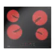 (Teka) EL 60 SS V2 Range Hood + 60 cm Ceramic Electric Cooktop 4 Zone Touch Control Model VE 4 Q BK image 6