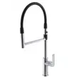 (Mex) Hot-Cold Water Mixer Tap with Spring for Kitchen Sink, Countertop Installation, Model 11088QT-D94A image 6