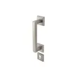 (Hafele) Zinc Alloy Sink Pull Handle with Mortise Lock System, Sliding Door, Premium Series, Matte Nickel (499.94.273) image 2