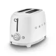 (SMEG) 50's Retro Style Aesthetic Toaster Model TSF01WHMEU White Matt image 4