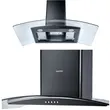 (Mex) Curved Glass Range Hood Model MC390BV + Stainless Steel Gas Cooktop Model MS3732 image 3