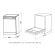(Hafele) Freestanding Dishwasher Smart Mate Series (495.06.536) image 7