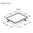 3-Head Ceramic Electric Cooktop Model HB60-2VC1TVC/TC image 4