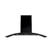 (Tecno) Wall-Mounted Curved Range Hood 90 cm Model TNS HD 90 GB Black with LED Light image 2