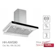 (Hafele) Wall-Mounted Chimney Hood HH-AWG90 (495.38.240) image 2
