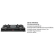 ARC-90 PLUS Wall-Mounted Range Hood + GS70-2RR-3DG Gas Cooktop with Free 1.5m Duct Pipe, Head and Gas Hose image 7