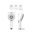 (Hafele) Single Lever Shower Tap, Wall Installation KAPPA + 3-Level Adjustable Hand Shower, Black Matt (485.60.212+495.60.629) image 7