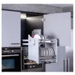 (Hafele) Wall-Mounted Pull-Down Basket Set for 900 mm Cabinet Width (495.34.005) image 4