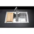 MEX Single Bowl Kitchen Sink SUMO3 SET with Free Cold Water Faucet image 2