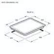 (Eve) เครื่องดูดควันติดผนัง HC-SHADOW-90 PLUS + เตาแก๊สฝังกระจก 2 หัว HB78-SBH289/BG.1NZ ฟรี ท่อลม รูปที่ 8