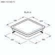 (EVE) SET Induction Hob HB60-1FZ1IND/TC + Range Hood HS-BG62-60 Free Air Duct 1.5 m image 4