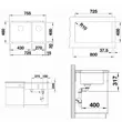 (Hafele) Undermount Double Bowl Granite Kitchen Sink BLANCO Model (495.39.493) image 4