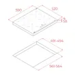 (Teka) LINEA Range Hood Model LDH TC 90.1 90 cm + 4-Zone Induction Cooktop Model IBC 64110 SSM BK image 9