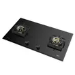 (Teka) Range Hood DVV 90 Black 90 cm + Gas Cooktop Tempered Glass 2 Burners Model GB LUX 78 2G image 8