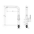 (Mex) Cold Water Tap Counter-Mounted Model 1105KSD-E9DG image 7