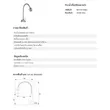 ASTRA WALL Kitchen Sink Faucet Wall-Mounted Tap image 6