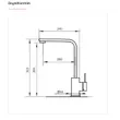 Sink Model CARBONYTE 810/520 + Faucet Model TWILIGHT with Free 3.5" Basket Strainer PVD Gunmetal and Accessories image 9