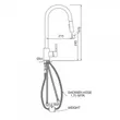 (Jaquar) Artize FLO2 Single Lever Pulldown Sink Mixer AKF-CHR-77175B image 2