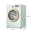(HISENSE) Roman Holiday Series Front Load Washer Dryer Inverter 10.5/7 kg (Roman Green Color) Model WD105R5 image 8