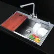 TRINITY PLUS Kitchen Sink Faucet with 3-Way Outlet and Drinking Water Mixer image 2