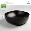 (JAQUAR) Counter-top Basin with Thin Rim Round Shape Matte Black Model JDS-BLM-25911 image 5