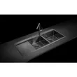 (MEX) 2-Bowl 1-Drainboard Sink 120 x 47 Model SCS1202GM Free Mixed Faucet TFP03GM with Sink Accessories Kit image 4