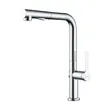 (Hafele) Kitchen Sink Mixer Tap with Pull-Out Spray Head STONIQ SERIES (495.50.315) Chrome image 2