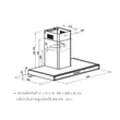 (HAFELE) Wall-Mounted Range Hood Plus+ Series (BAYU 90) (495.38.353) image 3