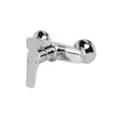 (Hafele) Wall-Mounted Single Lever Shower Mixer - DANUBE (495.61.079) + Hand Shower Set with Hose and Holder 1-Function (495.60.639) image 2