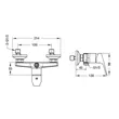 (Hafele) Wall-Mounted Single Lever Shower Mixer - DANUBE (495.61.079) + Hand Shower Set with Hose and Holder 1-Function (495.60.639) image 5