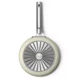 (Smeg) Smeg Flat Bottom Frying Pan Cream CKFF2601CRM image 6