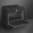 (Smeg) Colonial 抽油烟机型号 KS89AOE + Colonial 炉灶 灰色型号 CO96GMA9 图片 3
