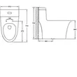 (HAFELE) One-Piece Toilet - NILE 495.61.423 (588.60.453) image 5