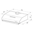 (MEX) 2950X60+HVC232 Range Hood 60 cm Set with 2-Burner Ceramic Electric Cooktop image 4