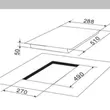 (MEX) 2950X60+HVC232 Range Hood 60 cm Set with 2-Burner Ceramic Electric Cooktop image 7