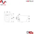 (HAFELE) Wall Hung Toilet - SEINE (495.61.434) image 3